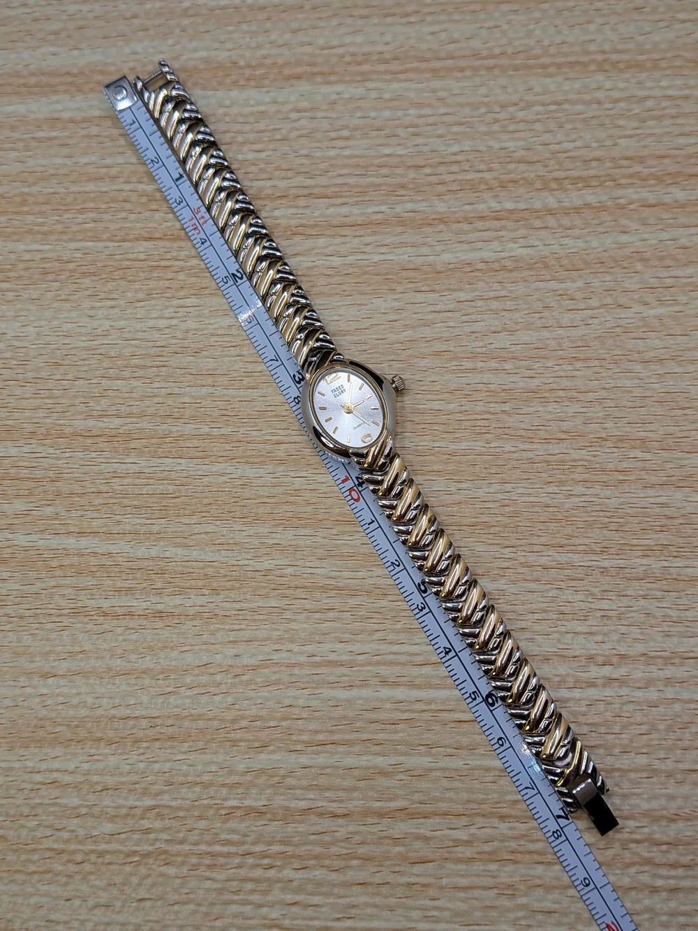 Two-Tone Bracelet Watch - Faded Glory Quartz (Silver & Gold)
